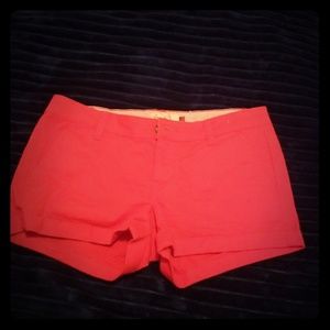 Red shorts